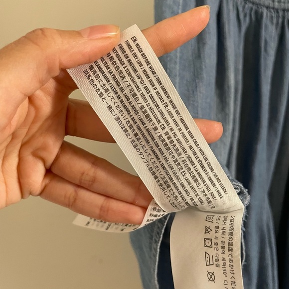 Hollister Romper Blue Light Denim Medium Sleeveless - Picture 8 of 8